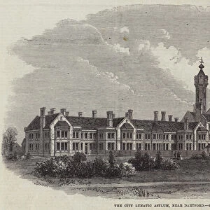 The City Lunatic Asylum, near Dartford (engraving)
