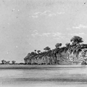Cliffs at Attah, from Picturesque Views on the River Niger: sketched during