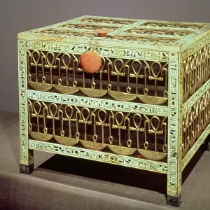 Coffer from the treasury of the tomb of Tutankhamun (c. 1370-52 BC