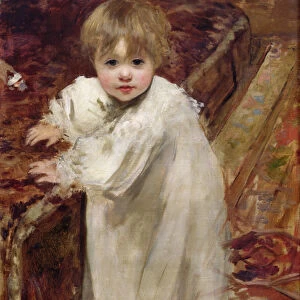 Colettes First Steps, 1895 (oil on canvas)