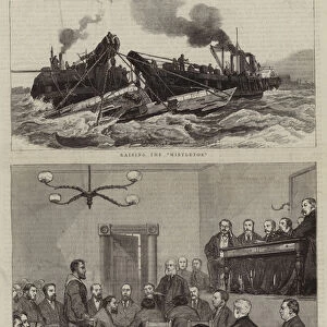The Collision in the Solent (engraving)