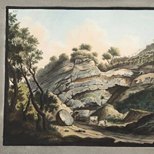 Part of the Cone of the Mountain of Somma, plate 15 from Campi Phlegrai