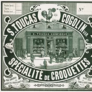 Confectionery front, c. 1900 (engraving)