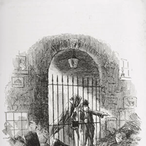 Consecrated Ground, illustration from Bleak House by Charles Dickens (1812-70)