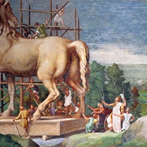 The Construction of the Wooden Horse of Troy (fresco)