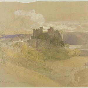 Conway Castle (graphite, w / c and gouache on paper mounted on card)