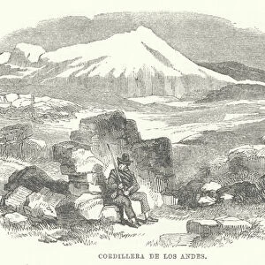Cordillera De Los Andes (engraving)