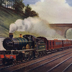 The Cornish Riviera Express, London to Plymouth (225 3 / 4 miles) without an intermediate stop, Great Western Railway (colour litho)