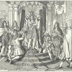 Coronation of King Frederick I of Prussia, 1701 (engraving)