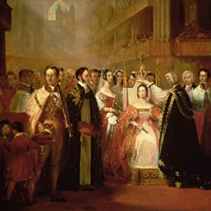 The Coronation of Queen Victoria (1819-1901) (oil)