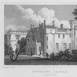 Cortachy Castle, Forfarshire (engraving)