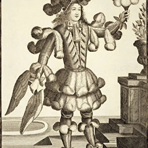 Costume for a Feather Dealer, pub. by Gerard Valck (1651 / 2-1726) c. 1690 (engraving)