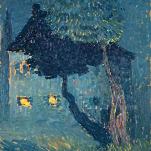 Cottage in the Woods, 1903 (oil on wood)