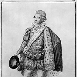 Count Almaviva, illustration from Act V of The Barber of Seville by Pierre