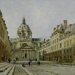 The Courtyard of the Old Sorbonne, 1886 (oil on canvas)