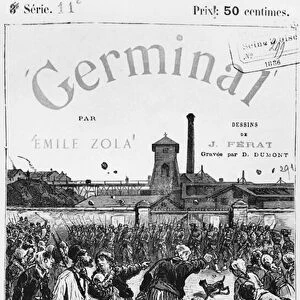 Front cover illustration of Germinal by Emile Zola (1840-1902