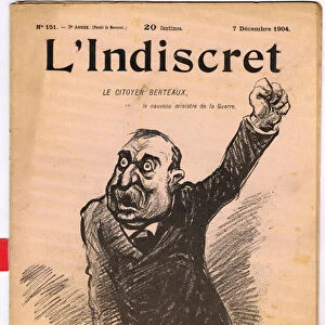 Cover of "L Indiscret", Satirique en N & B
