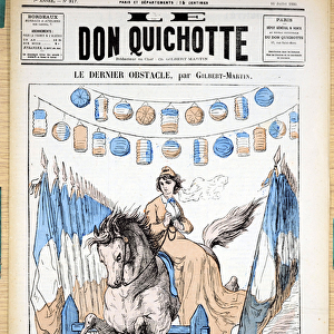 Cover of "Le Don Quixote", number 317, Satirique en Couleurs