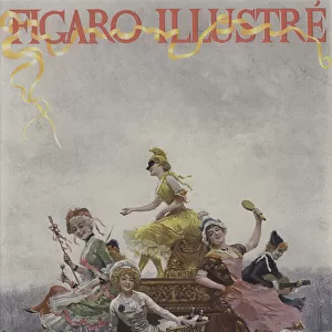 Cover of Le Figaro Illustre, March 1891 (colour litho)