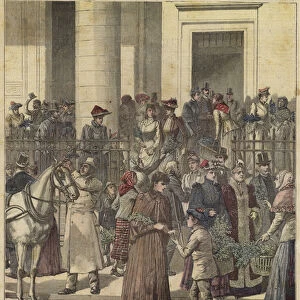 Cover of Le Petit Journal, 28 March 1891 (coloured engraving)