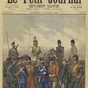 Cover of Le Petit Journal, 9 April 1892 (coloured engraving)