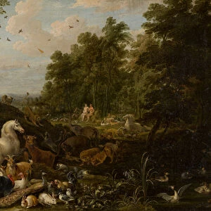 The Creation, 1681 (oil on canvas)