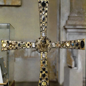 Cross of Desiderius, Lombard king, with Christ in throne