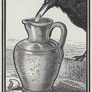 The Crow And The Pitcher (engraving)