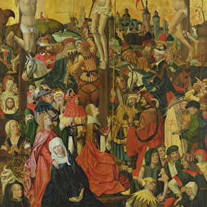 The Crucifixion, c. 1500 (oil on panel) (see also 182371)