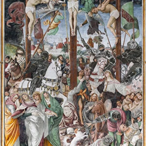 Crucifixion, detail of "The life and the Passion of Christ", 1513 (fresco)