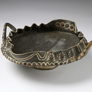 Cup with Wavy Rim, Knossos, Middle Minoan period, c. 1800 BC (painted earthenware)