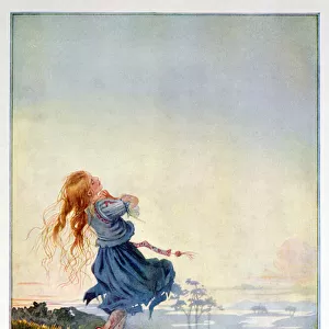 She Danced, and Could not Help Dancing, from The Red Shoes in an edition of Fairy Stories by Hans Christian Andersen (1805-75) 1920 (w / c on paper)