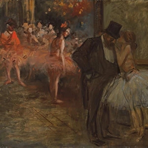Dancer and Abonne, at the Opera; Danseuse et Abonne, a l opera, c