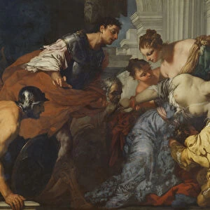 The Death of Lucretia (oil on canvas)