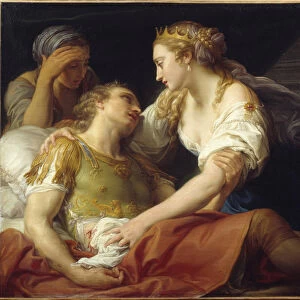 The death of Marc Antoine the Roman politician and general Marc Antoine (Marcus Antonius