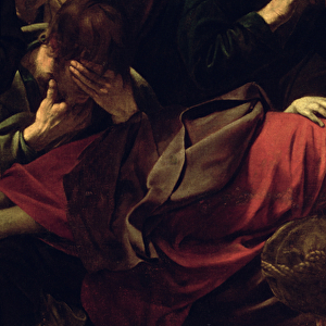 The Death of the Virgin, 1605-06 (oil on canvas) (detail of 3678)