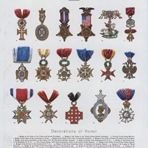 Decorations of Honor (colour litho)