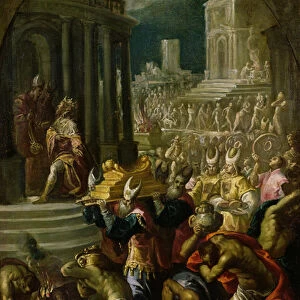 Dedication of the Temple of Jerusalem (oil on canvas)