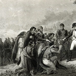 The Defeated Spanish prostrate before Napoleon before his entry into Madrid, December 1808