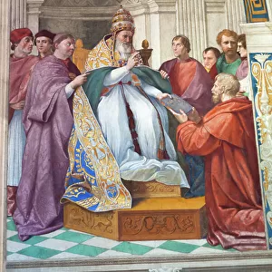 The Delivery of the Decretals to Pope Gregory IX, c. 1501-1520 (fresco)