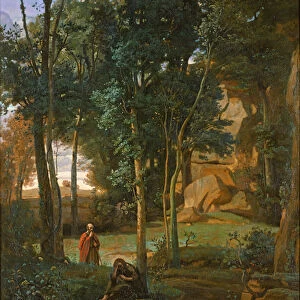 Democritus and the Abderites, 1841 (oil on canvas)