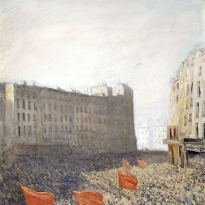 The Demonstration, 1905 (oil on canvas)
