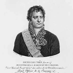 Denis Decres, Minister of Marine and the Colonies, engraved by Lanvin, 1813 (engraving)