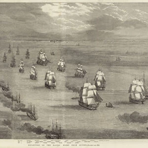 Departure of the Baltic Fleet from Spithead (engraving)