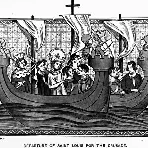 Departure of St. Louis for the Crusade (engraving)