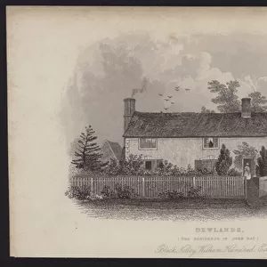 Dewlands, the residence of John Ray, Black Notley, Witham Hundred, Essex (engraving)