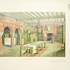 Dining Room, Isle of Man, c. 1901 (colour lithograph)
