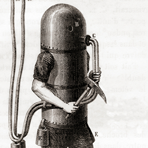 The Diving Machine of Karl Heinrich Klingert, 1797, from