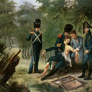 Doctor Larreys ambulance at the battle of Hanau, 30th-31st October 1813
