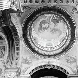 The dome at Castle Howard, Yorkshire, from England's Lost Houses by Giles Worsley (1961-2006) published 2002 (b/w photo)